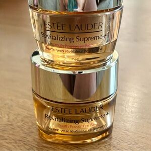 2 Estée Lauder Revitalizing Supreme + Youth Power Creme Eye Balms .5 oz + .34 oz